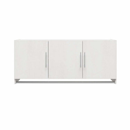 Ameriwood Home Armoire murale 3 portes Camberly avec tringle de suspension - Chêne ivoire|Armoire murale Camberly d'Ameriwood Home à 3 portes avec tringle - chêne ivoire