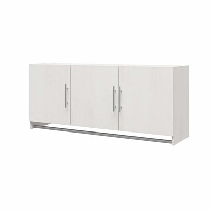 Ameriwood Home Armoire murale 3 portes Camberly avec tringle de suspension - Chêne ivoire|Armoire murale Camberly d'Ameriwood Home à 3 portes avec tringle - chêne ivoire