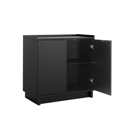 Prepac Simply Modern 2-Door Console Buffet - Noir|Console Simply Modern de Prepac à 2 portes - noire
