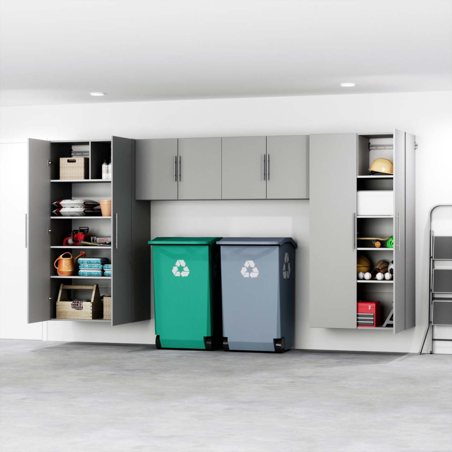 Hangups 30 Upper Storage Cabinet - Light Grey|Armoire supérieure de rangement HangUps de 30 po - gris clair