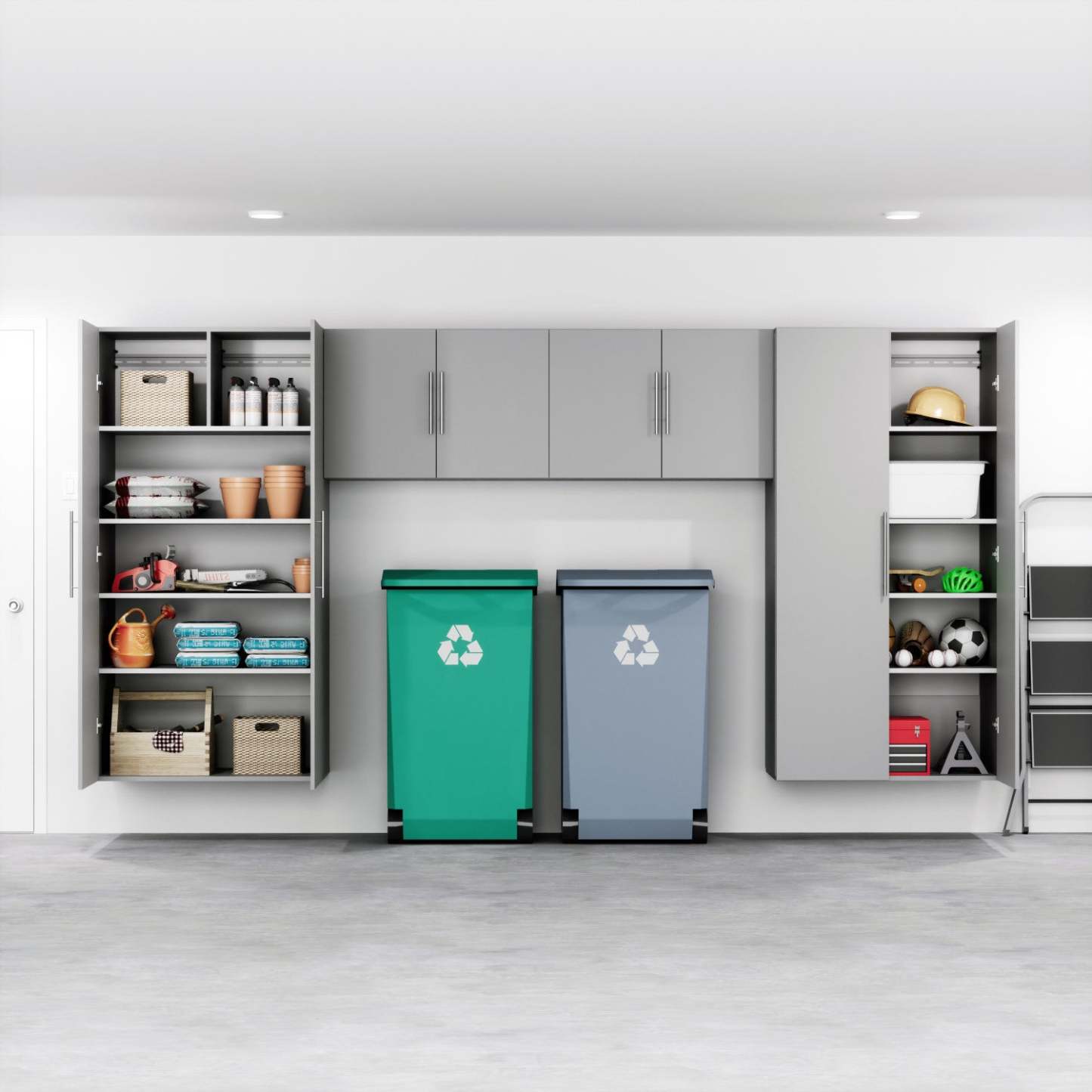 Hangups 30 Upper Storage Cabinet - Light Grey|Armoire supérieure de rangement HangUps de 30 po - gris clair