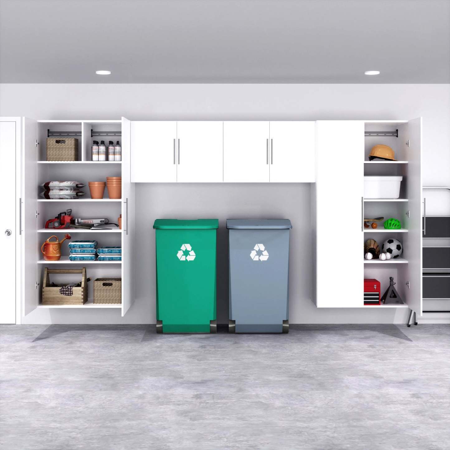 Hangups 36 Upper Storage Cabinet - Blanc|Armoire supérieure de rangement HangUps de 36 po - blanche