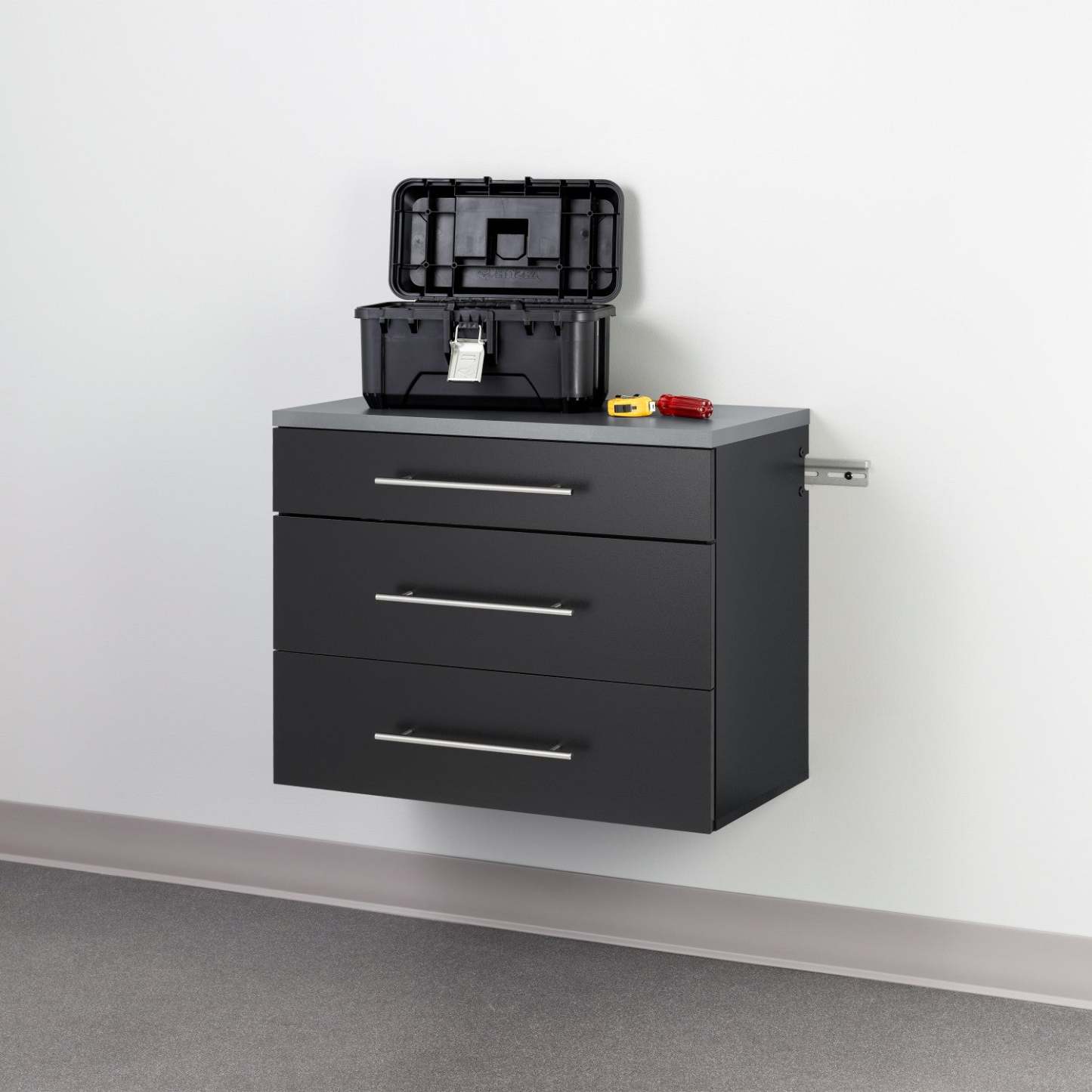 Hangups 3-Drawer Base Storage Cabinet - Black|Armoire de plancher HangUps à 3 tiroirs avec rangement - noire