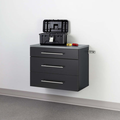 Hangups 3-Drawer Base Storage Cabinet - Black|Armoire de plancher HangUps à 3 tiroirs avec rangement - noire