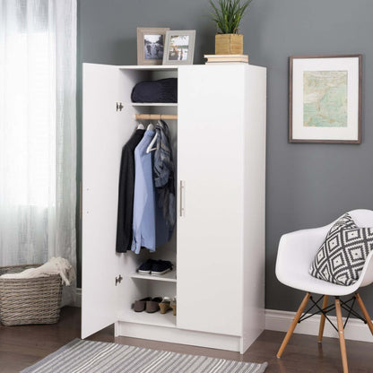 Armoire-penderie Elite 32 - Blanc|Armoire-penderie Elite de 32 po - blanche