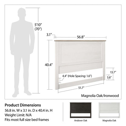 Ameriwood Home Hillview Espresso Headboard - Full Size|Tête de lit Hillview de Ameriwood Home espresso - taille double
