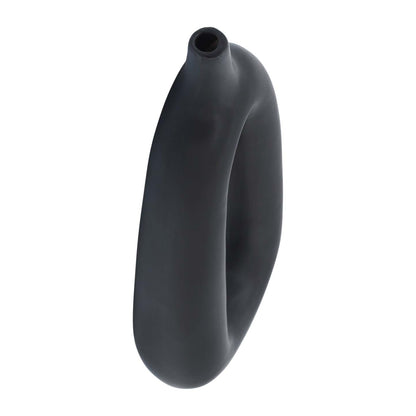 Vase de 14 po en céramique avec découpe - noir|Ceramic 14 Open Cut-Out Vase - Black
