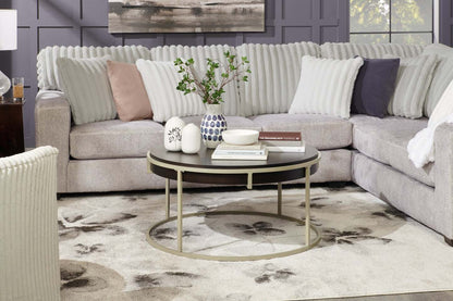 Vase à fleurs de 10 po en céramique à motif à pois bleu marine - blanc