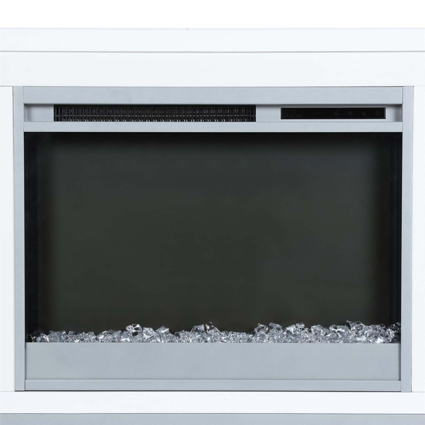 Ameriwood Home Lumina Electric Fireplace TV Stand for TVs up to 70 po - Blanc|Meuble pour téléviseur Lumina d'Ameriwood Home avec foyer électrique pour téléviseurs jusqu'à 70 po - blanc