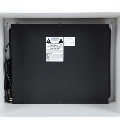 Ameriwood Home Lumina Electric Fireplace TV Stand for TVs up to 70 po - Blanc|Meuble pour téléviseur Lumina d'Ameriwood Home avec foyer électrique pour téléviseurs jusqu'à 70 po - blanc