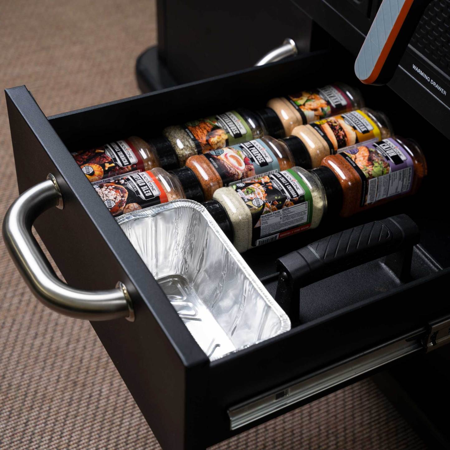 Plaque chauffante Patio de Blackstone de 36 po avec armoire et friteuse à air - 1923