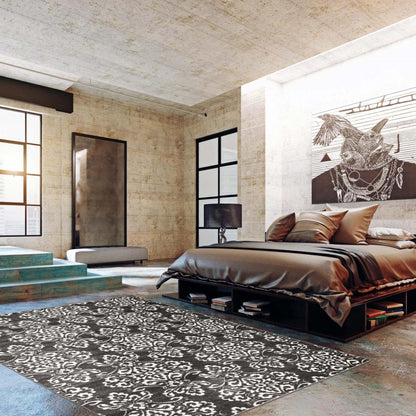 Tapis Caledonia Gris 6'7 x 9'6|Carpette Caledonia grise 6 pi 7 po x 9 pi 6 po|D86FIS2T