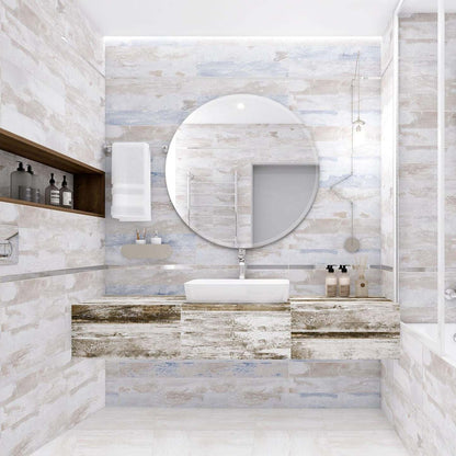 Arcus 36 X 36 Round Frameless Beveled Edge Mirror|Miroir rond Arcus 36 po x 36 po sans cadre avec bordure biseautée