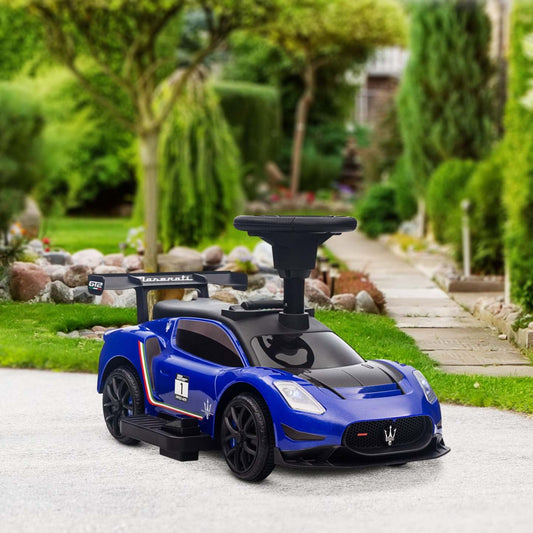 Qaba Voiture Électrique Sous Licence Maserati Gt2 6 V Pour Enfants, Alimentée Par Batterie, Avec Rangement Sous Le Siège