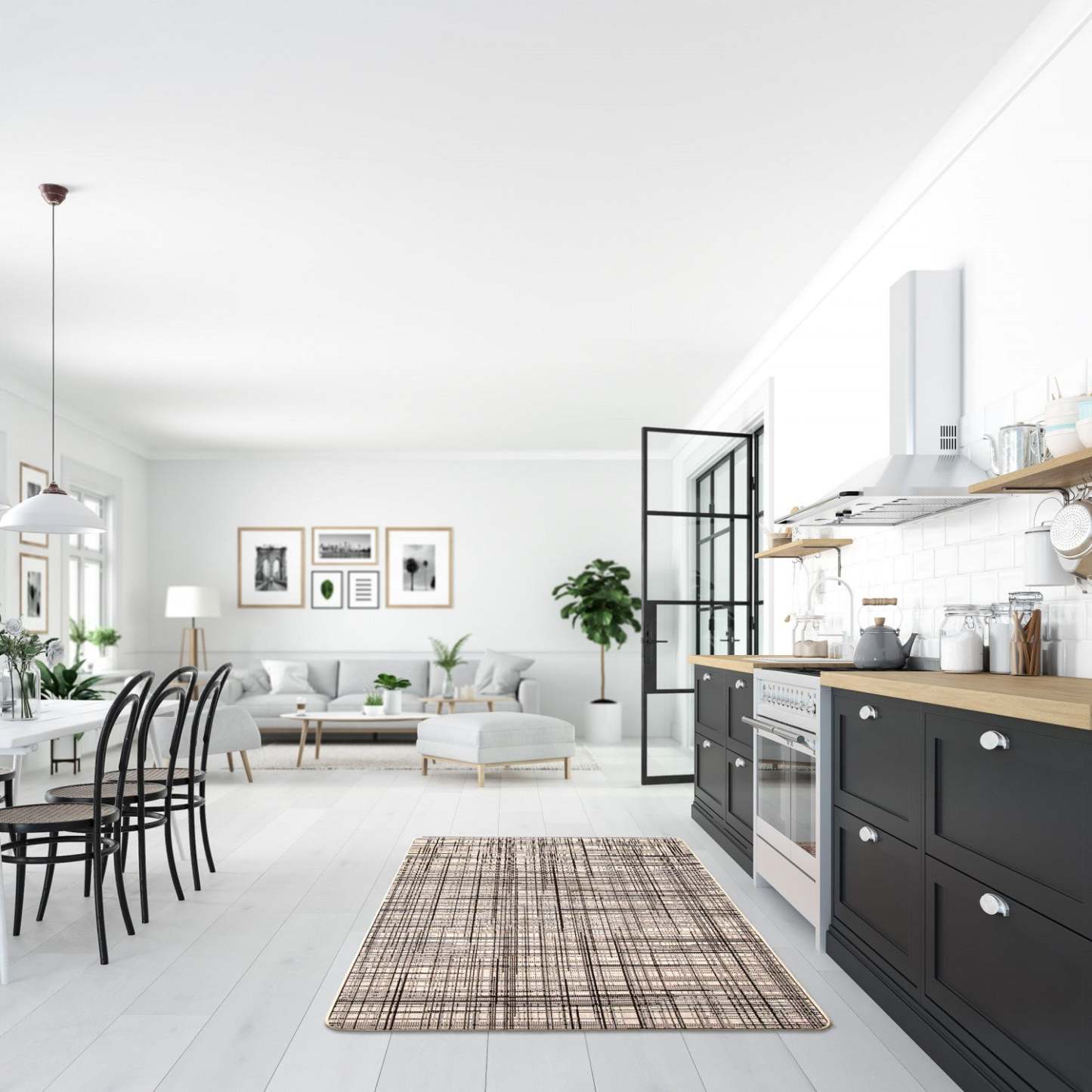 Tapis Panthea crème - 132 x 196 cm | Tapis Panthea crème - 132 x 196 cm