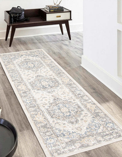 Tapis de passage bleu Bijara - 2'8 X 8'2 | Tapis de couloir Bijara bleu - 2 pi 8 po x 8 pi 2 po