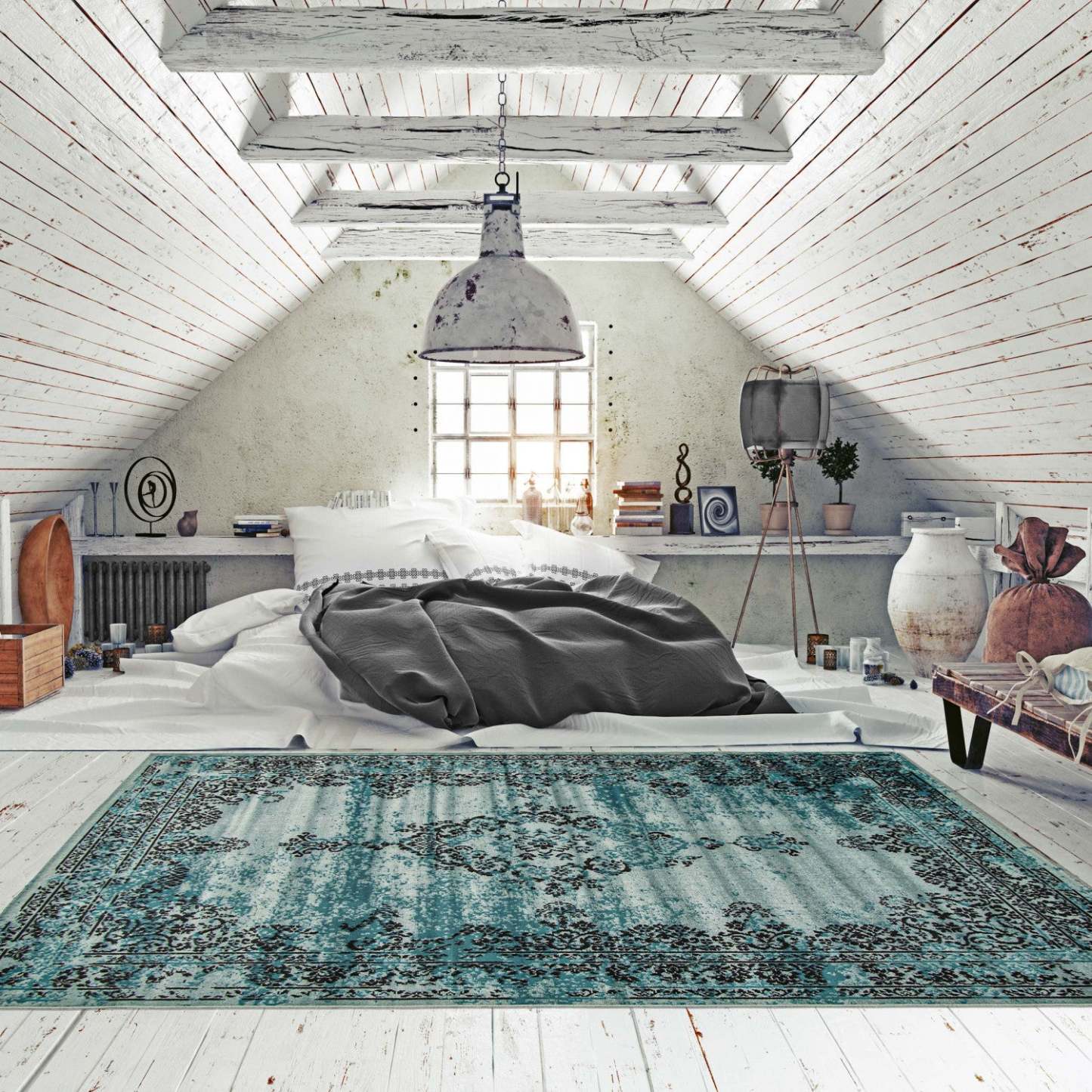 Tapis Libba vert 5'3 x 7'7|Tapis Libba vert 5 pi 3 po x 7 pi 7 po|D86F71N2