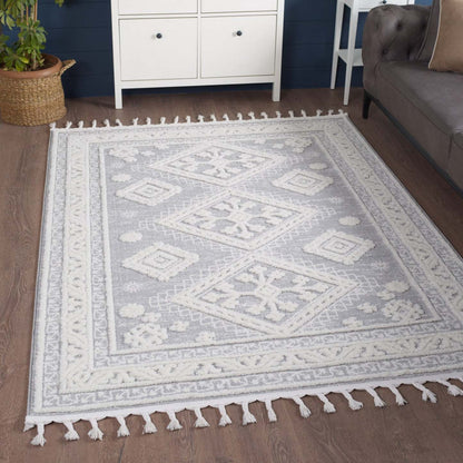 Quinto Westerner Shag Area Rug - 7'7 x 10'|Carpette à poil long Quinto Westerner - 7 pi 7 po x 10 pi