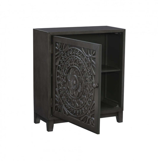Armoire d'appoint Grace - Gris|Armoire décorative Grace - grise