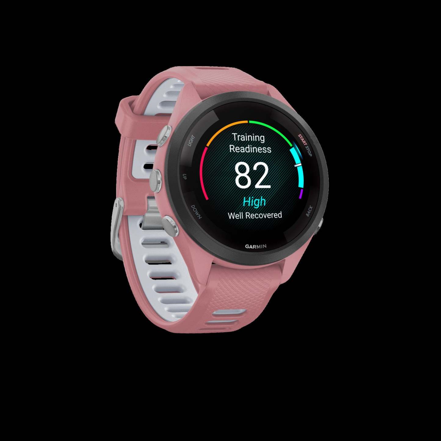 Garmin Forerunner® 265s Montre Gps Intelligente - Suivi De Fitness Avec Gps Multi-bande - Rose Clair