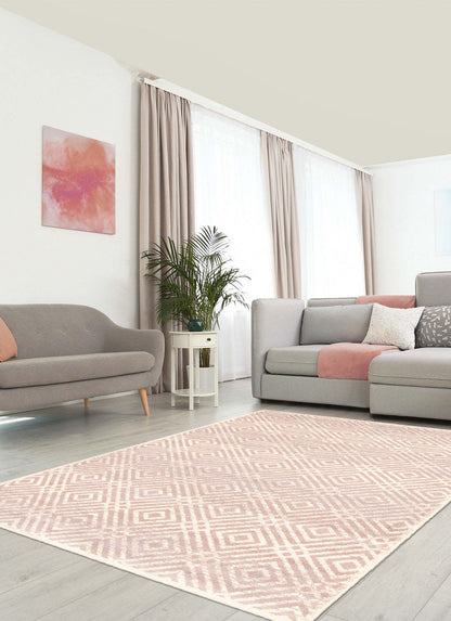 Electra Silver-Rose Area Rug - 5'3 x 7'3|Carpette Electra argent-rose - 5 pi 3 po x 7 pi 3 po| D2BDD69Q