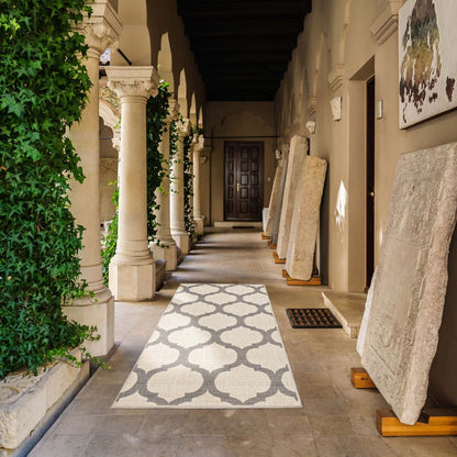 Tapis Sophie gris clair - 81 x 150 cm | D86FI3UM