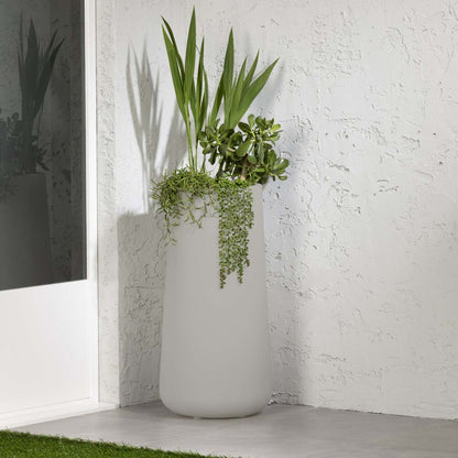 Dalya Tall Outdoor Pot Planter - Greige|Cache-pot haut Dalya pour l'extérieur - greige