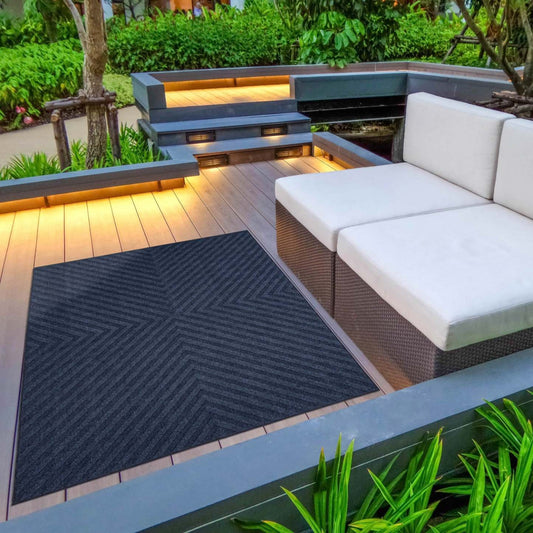 Tapis Dodie Bleu 3'11 x 5'7|Tapis Dodie bleu 3 pi 11 po x 5 pi 7 po|D86FU1U9