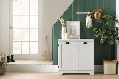 Armoire de rangement à 2 portes Prairie - Blanc pur | Prairie Armoire de rangement avec 2 portes - Blanc solide | D83G16QS