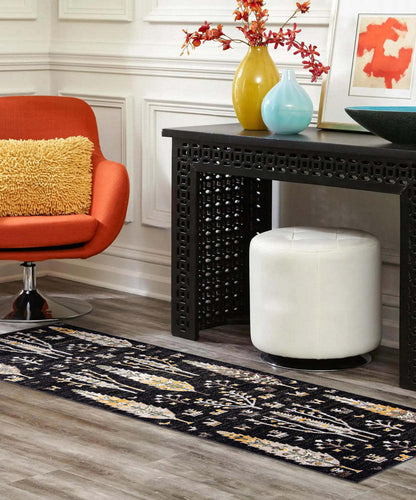 Tapis lavable en machine Pine Black - 2'6 x 8'0|Carpette Pine noire lavable à la machine - 2 pi 6 po x 8 pi 0 po|D86FD5SE