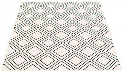 Tapis August Geod Blanc-Marine 6'7 x 9'6|Carpette August blanc géodebleu marine 6 pi 7 po x 9 pi 6 po|D86FKI97