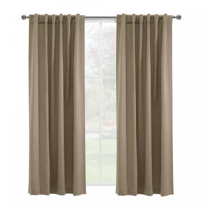 Habitat Mulberry Blush Light Filtering Dual Header Curtain Panel - 54 x 84|Panneau de rideau filtrant la lumière Mûre rose tendre à double têtes d'Habitat - 54 x 84