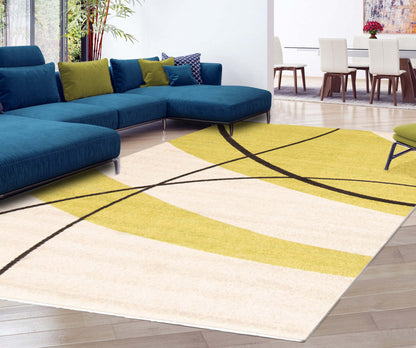 Carson Cream-Green Area Rug - 3'11 x 5'7|Carpette Carson crème-verte - 3 pi 11 po x 5 pi 7 po| D2AHPPQR