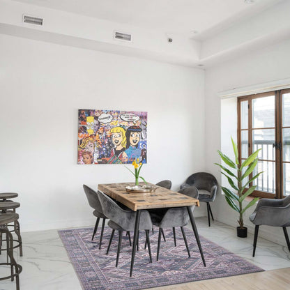 Carpette Samia grise 7 pi 10 po x 10 pi 0 po