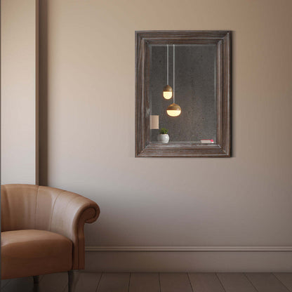 Miroir Maple Brown 44|Miroir Maple de 44 po brun