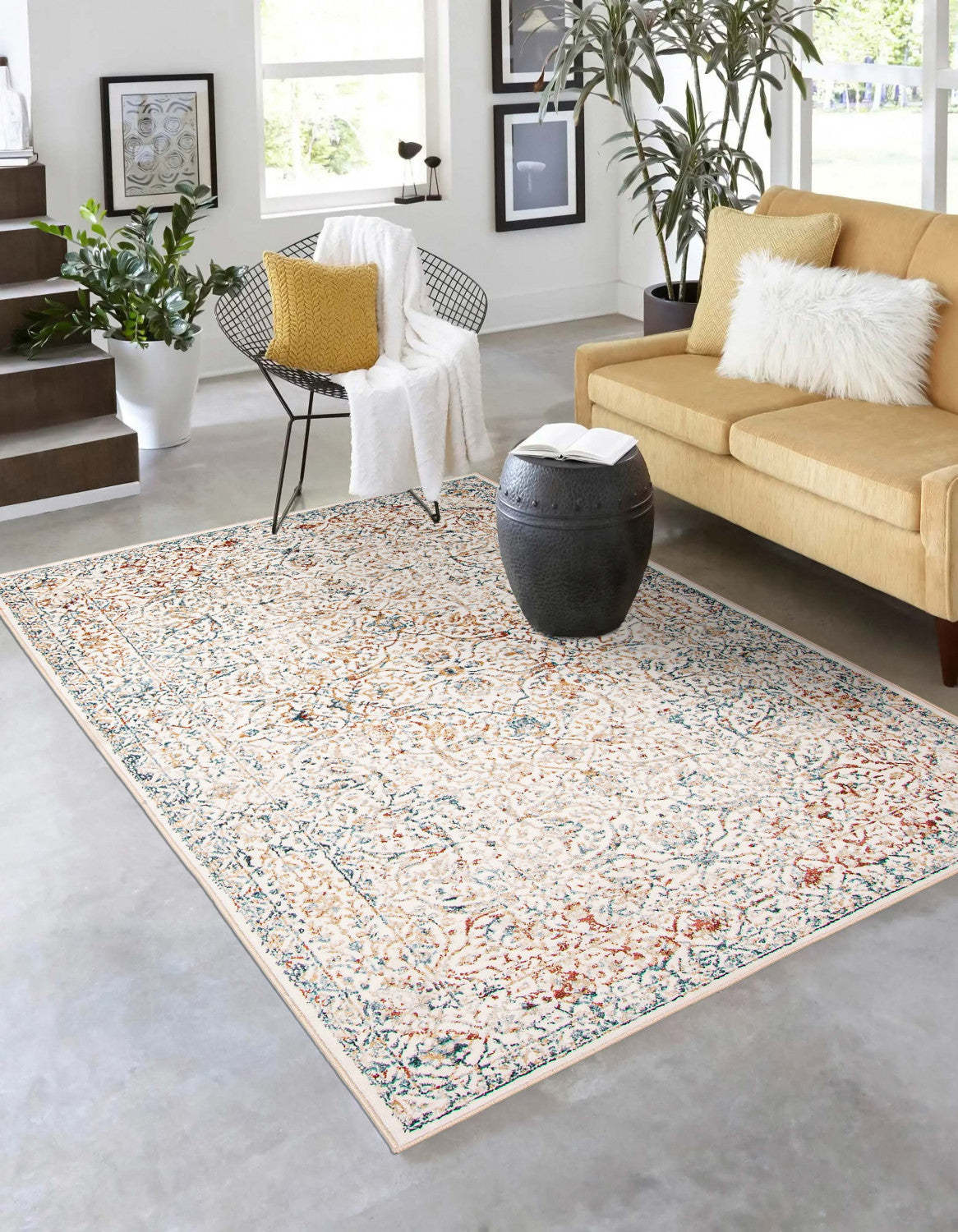 Lauren Ivory Area Rug - 5'0 x 8'0|Tapis Lauren ivoire - 5 pi 0 po x 8 pi 0 po
