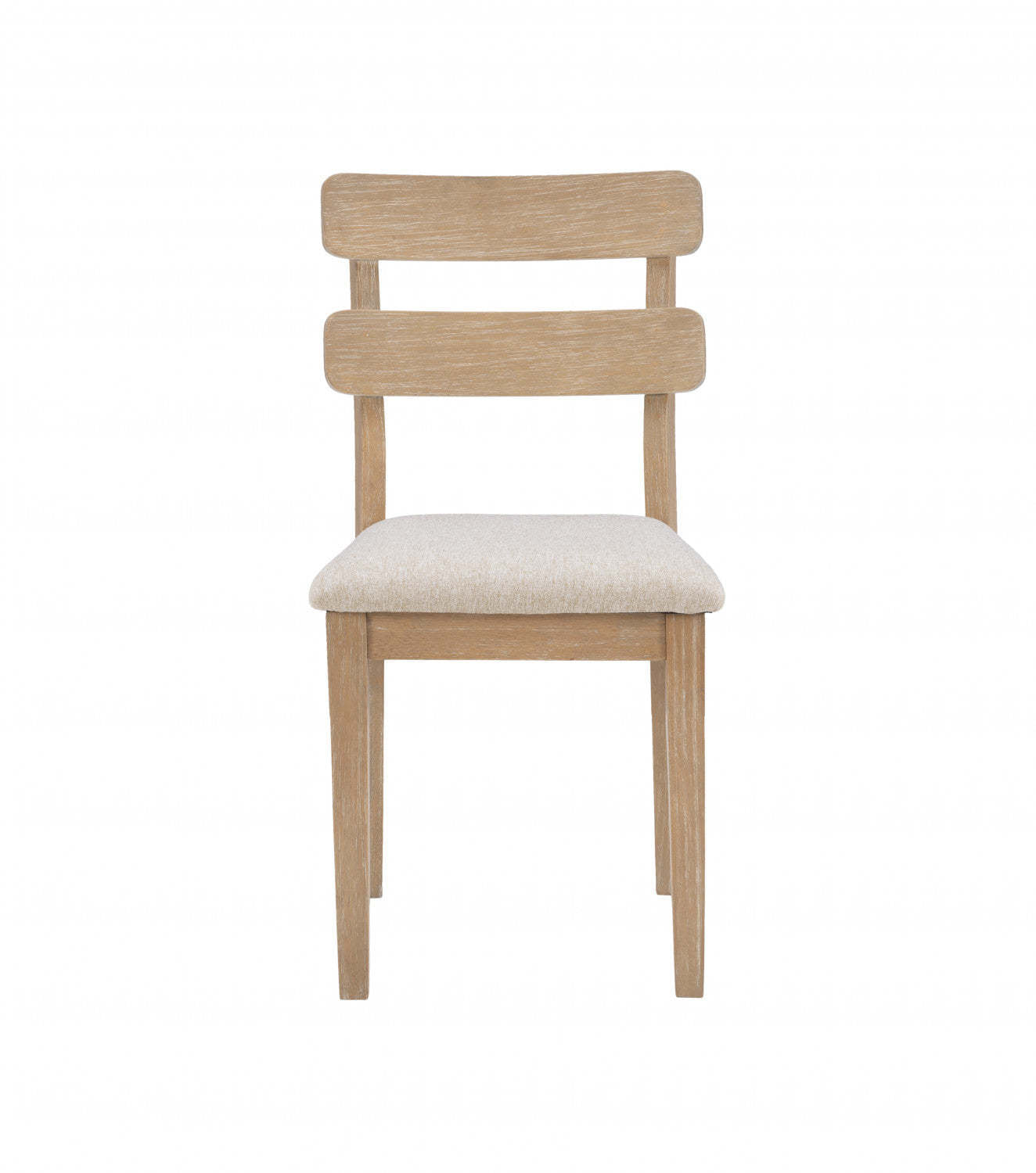 Drury Fabric Natural Dining Chair - Ensemble de 2|Chaise de salle à manger Drury en tissu naturel - ensemble de 2