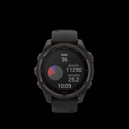 Garmin Fēnix 8 Solar Sapphire Smartwatch 47mm - Gps, Boussole, Gyroscope Et Altimètre Barométrique | Montre Connectée Garmin Fēnix 8 Solar Sapphire 47mm - Gps, Boussole, Gyroscope Et Altimètre Barométrique