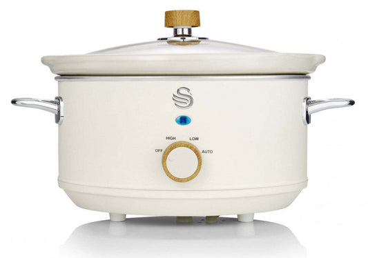Salton Swan Nordic 3,5 L Slow Cooker - SF17021WHTN|Mijoteuse Swan de 3,5 l de style nordique - SF17021WHTN