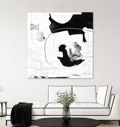 Traces Of Silver Iii Giant Art 54x54 Wall Art|Œuvre d’art murale Giant Art « Traces Of Silver Iii » 54 x 54