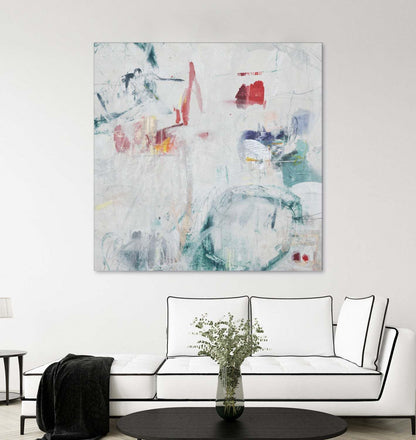 Œuvre d'art murale géante « Lullaby Wishes II » 54 x 54