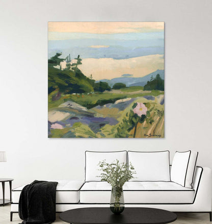 Œuvre d'art murale géante « Top Of The World » 54 x 54