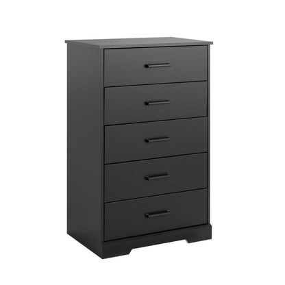 Prepac Rustic Ridge 27.5 5-Drawer Chest - Black|Commode verticale Rustic Ridge de Prepac de 27,5 po à 5 tiroirs - noire
