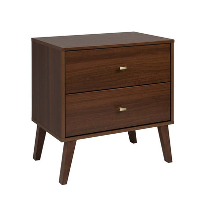 Milo 2-Drawer Nightstand - Cerisier|Table de nuit Milo à 2 tiroirs - cerisier