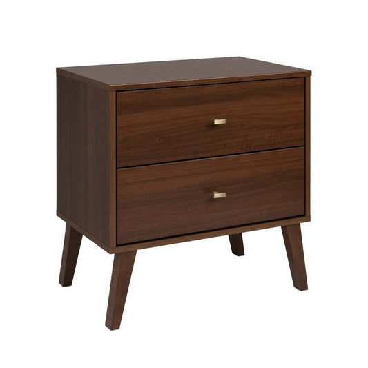 Milo 2-Drawer Nightstand - Cerisier|Table de nuit Milo à 2 tiroirs - cerisier