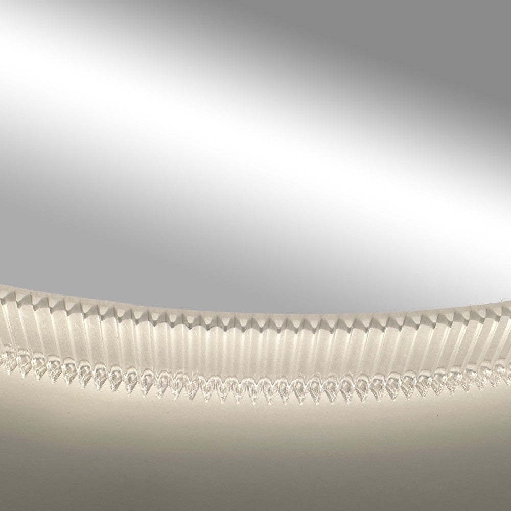 Miroir LED Collection Reflections - Argent|Miroir rectangulaire de la collection Reflections éclairé à DEL - argenté