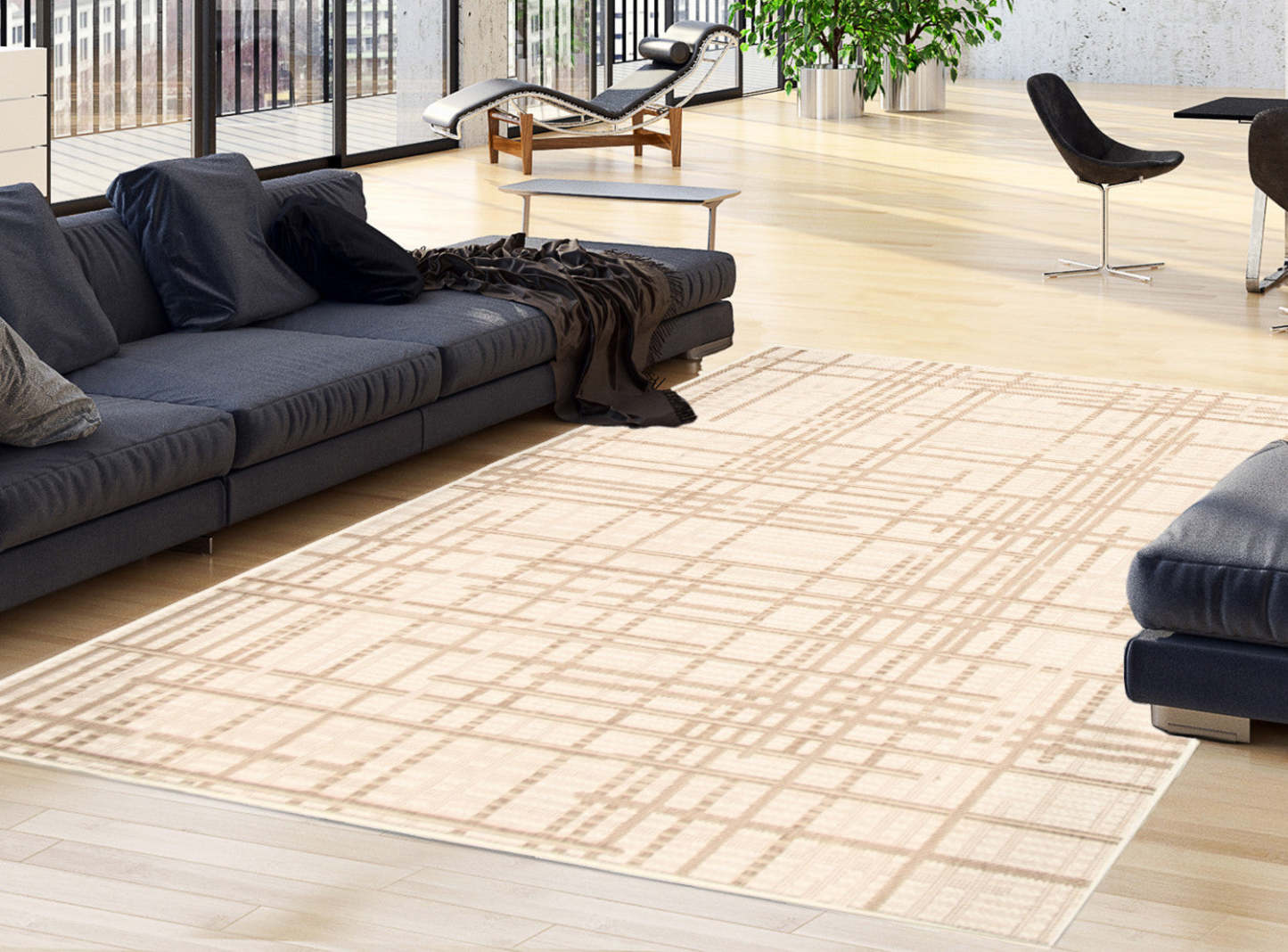 Tapis Sadie Burburry Champagne-Taupe - 7'10 x 10'2|Carpette Sadie Burburry champagne taupe - 7 pi 10 pox 10 pi 2 po| D2CSR1X6