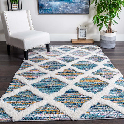 Tapis Lola Multi Treillis 3x5|Tapis Lola multicolore 3 x 5|D80GOAA6