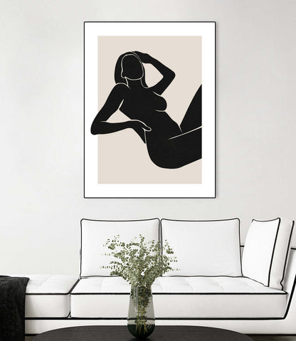 Untitled Canvas Framed Black 30x40 Wall Art|Œuvre d'art murale sur toile encadrée noire « Untitled » 30 x 40