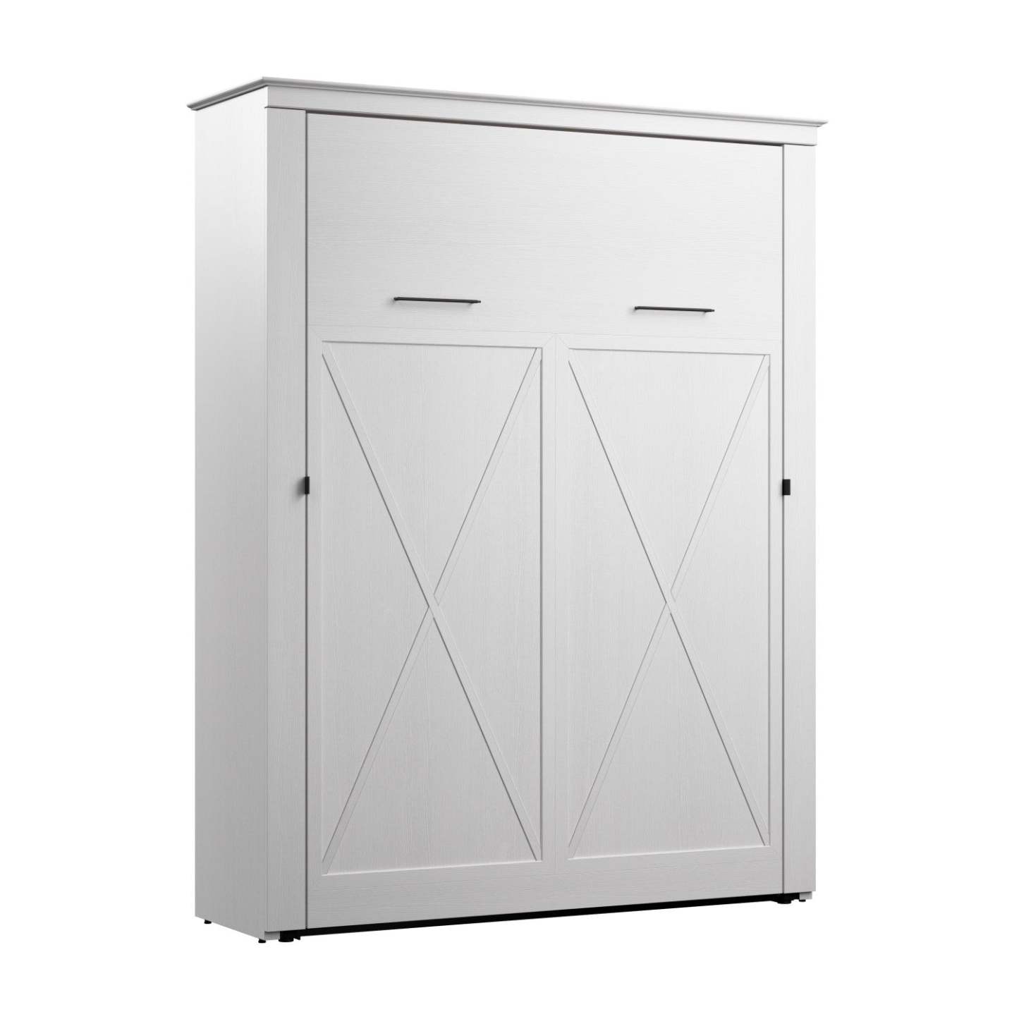 Bestar Key West 69 W Queen Murphy Bed - Blanc chêne solide|Grand lit escamotable Key West de Bestar de 69 po (L) - blanc chêne solide